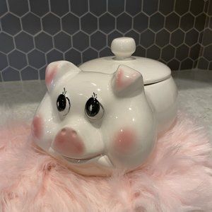 Vintage Weiss Ceramic Piggy Cookie Jar
